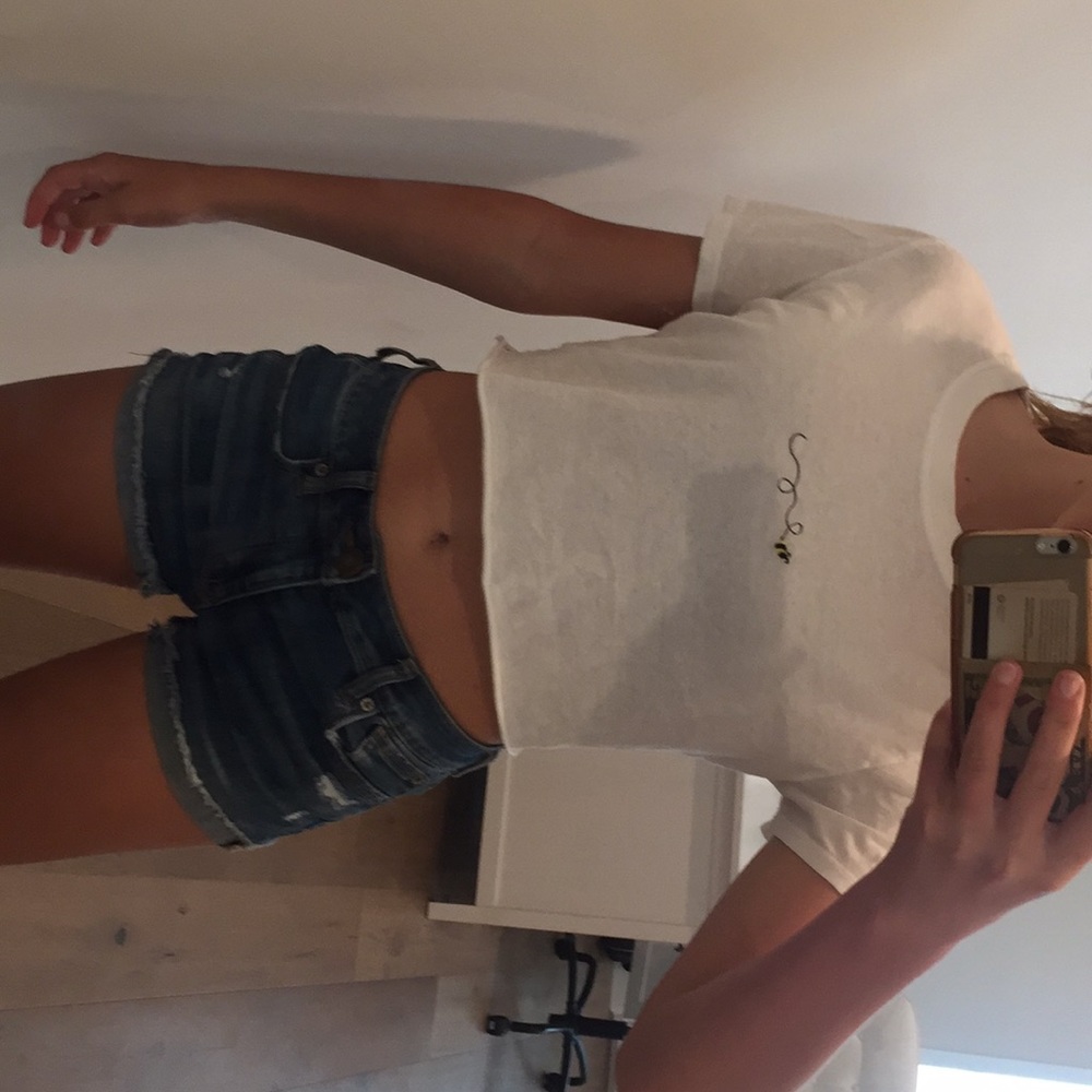 BRANDY MELVILLE BEE CROP TOP